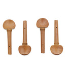 4 Pieces Violin Whirls For 4/4 Violins, Spare Parts For Your Violin Repair
