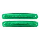 1Pair 9LED Truck Trailer Bus Side Marker Light Indicator Turn Signal Lamp 12-24V