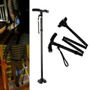 Foldable Walking Stick With LED Light Disability Aluminium X7S5 N3E8