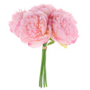 Artificial Flower Wedding Decorative Bouquet DIY Decoration Dark Pink