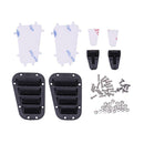 1Set TRX4 Black Plastic Intake Grille Cover & Engine Cover Hinge for 1/10 R