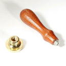 Wood Handle Metal Sealing Wax Stamp Sundries Pattern Wax Seal Stamp (A47) A