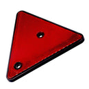 Triangular Red Reflector Screw Fit Rear Triangle for Trailers Caravans