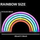 Colorful Rainbow neon sign Wall Lamps Children Baby Room Bedside Night Light new