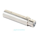 2pcs XLR 3 Pin Male to Female Phase Reversal Adapter Plug Socket Cable Connector