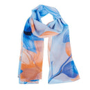 Fashion Lady Women Floral Print Sheer Chiffon Soft Long Scarf Scarves Sheer C1S7