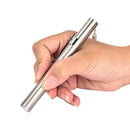 usb rechargeable led flashlight powerful mini torch hanging with metal clip LJ