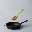 Natural PP+Coconut Brown Silk Non-Stick Oil Long Handle Pot Brush Dish Wash