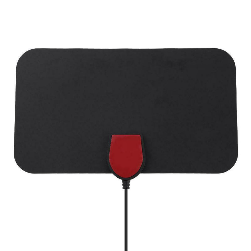 Flat 1080P TV Amplified Indoor Digital Antenna 50Miles Range Signal Booster A