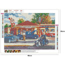 5D DIY Full Drill Diamond Painting Car Scenery Pattern Cross Stitch (06)