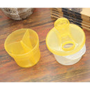 2Pcs 270 ML Baby Food Powder Milk Dispenser Container/Snack Cup BPA Free