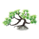 1PCS Artificial Green Curved Pine Tree Plants Reptile Habitat Decor New