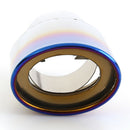 Burnt Blue Straight Stainless Steel Car Auto Exhaust Tip Muffler Silencer