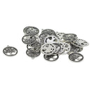 30x Alloy Round Tree Tags Pendant Charms Necklace Bracelet Jewelry Findings