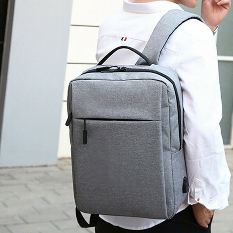Anti Theft Backpack Men USB Charging Laptop Backpack School Bag Waterproof  M6A2