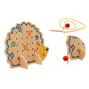 Wooden Fruits Lacing Stringing Beads Toys Hedgehog Fruit String Beads Boar