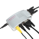 PC Laptop VGA to TV RCA Composite S-video Converter Adapter Switch Box
