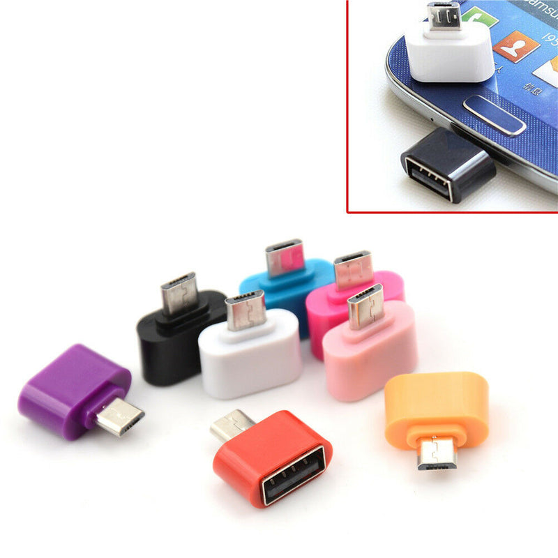3pcs Micro USB Male to USB 2.0 Adapter OTG Converters For Android Tablet PhoneM&