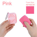 Quick Drying Towel Microfiber Outdoor Cold Sensation Sports Towel (Pink)