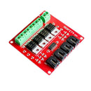 Electronic blocks 4 ways Switch MOSFET switch IRF540 Isolated power module