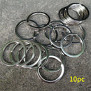25mm 316 Stainless Steel Key Rings Heavy Duty Split Rings Anti-lost 10PCS