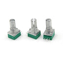 3x Knurled Shaft Single Linear B 10K ohm Rotary Potentiometer RK097N LJ