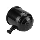 Universal 50mm Trailer Hitch Tow Ball Cover with Screw Knob (Gloss Black) A