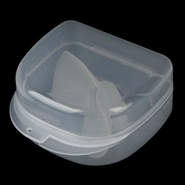 Tongue Stopper Anti Snoring Mouthpiece Device Medical Silicone Breathing Sleep U