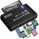 All in One External USB Memory Card Reader Adapter SD SDHC Mini Micro M2 MMC XD