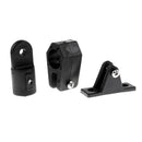 16 Pieces/Set SailBoat Deck Hinge Jaw Slide Eye End Cap For 4 Bow Bimini Top