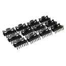 12pcs Women Girls Hair Claw Clip Jaw Clamp Black Hairpin Summer Tiara