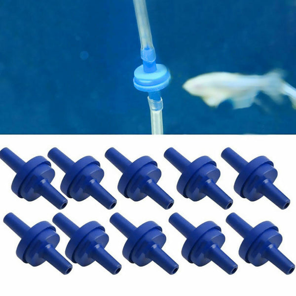 10pcs NonReturn One Way Check Valve Aquarium Fish Tank Air Pump Water P H2B4