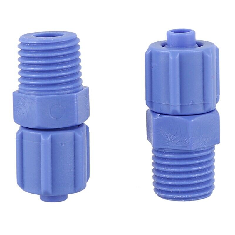 5Pcs 1 / 4BSP External Pneumatic Air Hose Quick Connector 8mm OD