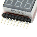 2Pcs 1-8S Indicator RC Li-ion Lipo Battery Tester Low Voltage Buzzer Alarm  M3L2