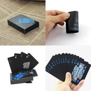 Black Plastic PVC Creative Waterproof Poker Magic Table Board Game Playing Cards