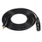 3.5mm TRS Stereo Male to XLR Female Balanced Audio Microphone Cable 1.5m