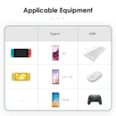 Type-C Game Console Dock for N-Switch HDMI to TV Video Converter (Black)