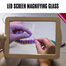 Brighter LED Screen Magnifier Reading Viewer Hands-Free Magnifying Glass