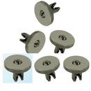 6pcs Universal Dishwasher Lower Basket Wheel Roller 40mm
