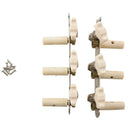2X Classic Guitar String Tuning Pegs Tuners White Machine Heads Keys 1 Pair