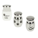 Commemorative Ash Container Pendant of Steel Cremation Urn