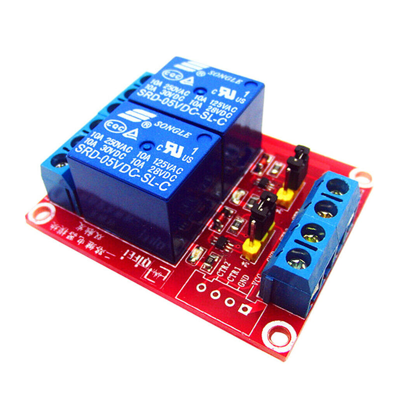 24V 2 Channel Relay Board Module For  Raspberry Pi ARM AVR DSP PIC