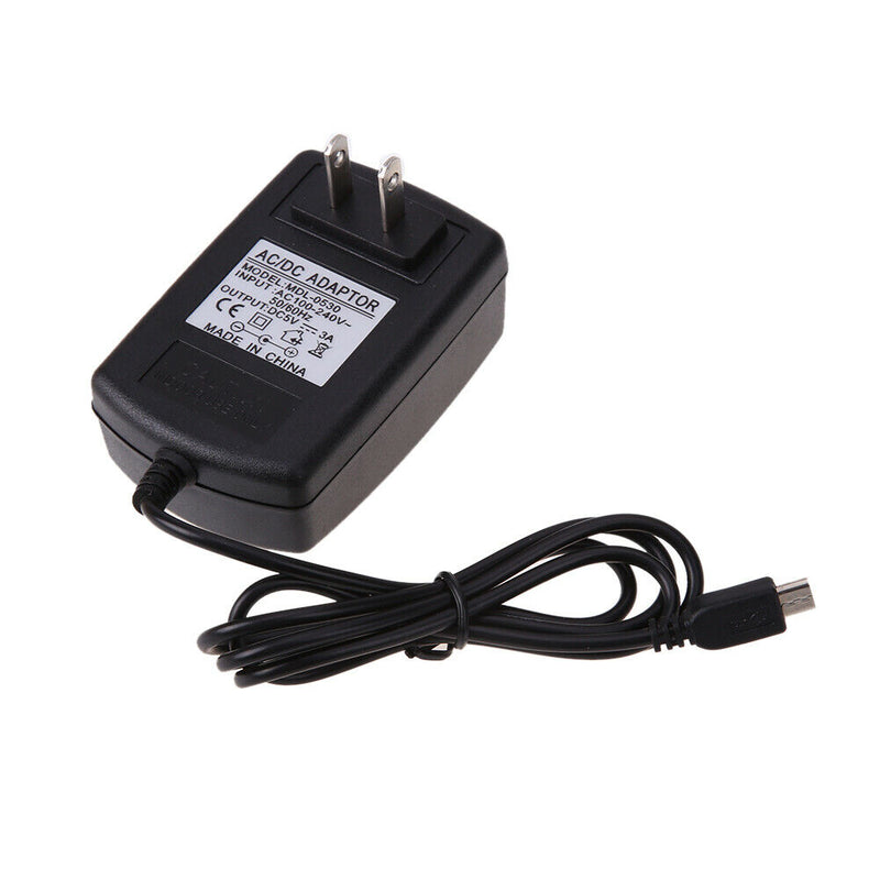 US AC to DC 5V 3A Micro USB Power Supply Adapter for Windows Android Tablet