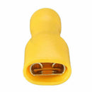 100Pcs Insulated Crimp Spade Terminal Wire Cable Connector Female Yellow 12 V0E7