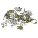 1Set Mixed Leaves Flowers Charm Pendant DIY Jewelry Making Craft Findings LJ