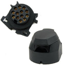 13-Way Trailer RV Truck Female Socket Corrosion Resistant Plug & Play