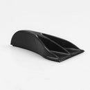 7x Black Vortex Generator Shark Fin Spoiler Wing For Car Roof EVO Style