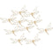 10 Pieces Alloy Butterfly Dragonfly Brooches Pins DIY Wedding Decor Used for