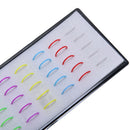 40pcs 1 Box Multi Acrylic Nose Studs Ring Hoop Body Piercing  Jewelry3CT