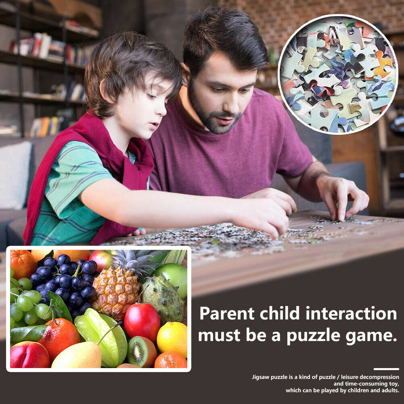 1000pcs DIY Jigsaw Paper Puzzle Pile of Fruits Educational Toys Room Decor